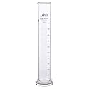 Graduated Cylinder, 1000ml - Class A Tolerance ±5.00ml - Round Base - Blue Graduations - Borosilicate 3.3 Glass - Eisco Labs