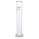 Graduated Cylinder, 500ml - Class A Tolerance ±2.50ml - Round Base - Blue Graduations - Borosilicate 3.3 Glass - Eisco Labs