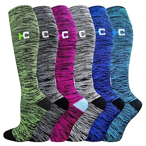 graduated medical compression socks for womenampmen 20-30mmhg knee high sock