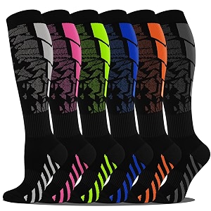 graduated medical compression socks for womenampmen 20-30mmhg knee high sock