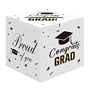 Graduation Card Box, 2026 Graduation Party Decorations White Card Box for Graduation Party 2026 Graduation Card Holder Foldable Congrats Grad Box for Gifts and Cards Graduation Party Favors Supplies