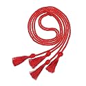 Graduation Double Honor Cords with Tassel, 68" Long (Red)