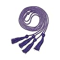 Graduation Double Honor Cords with Tassel, 68" Long (Purple)
