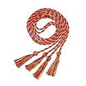 Graduation Double Honor Cords with Tassel, 68" Long (Red Gold)