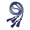 Graduation Double Honor Cords with Tassel, 68" Long (Royal Blue)
