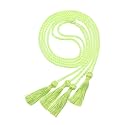 Graduation Double Honor Cords with Tassel, 68" Long (Lemon Green)