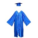 Gradzilla Graduation Cap and Gown Set - Shiny Finish for High School and College, Durable Robes for Commencement Ceremonies