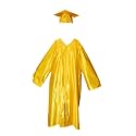 Gradzilla Graduation Cap and Gown Set - Shiny Finish for High School and College, Durable Robes for Commencement Ceremonies