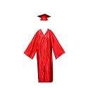 Gradzilla Graduation Cap and Gown Set - Shiny Finish for High School and College, Durable Robes for Commencement Ceremonies