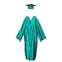 Gradzilla Graduation Cap and Gown Set - Shiny Finish for High School and College, Durable Robes for Commencement Ceremonies