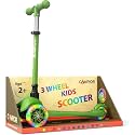 Graffiti Mini 3 Wheel Scooter for Kids – Lean-to-Steer Kick with LED Light-Up Wheels, Adjustable Handlebar, Wide Anti-Slip Deck, Smooth PU Wheels, Rear Foot Brake – Suitable for Ages 2+