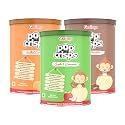 GRAINIC Popcrisps- Assorted Popped Rice Crisps |Apple &amp; Cinnamon/Salted Caramel/Buttery Chocolate |Never Baked, Never Fried | 3 Cans X 72 Gms I (3)