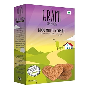 grami superfoods kodo millet cookies pack of 3  150g