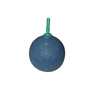grand 60 mm ball air stone blue for biofloc fish farming tank pond aeration aquarium increase oxygen healthy environment for your fish 6 stones