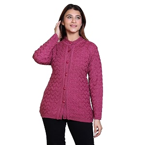 Grand Line Winter wear Acrylic Lady Cardigan