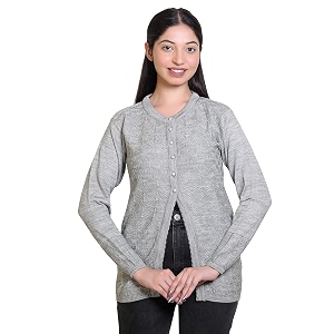 Grand Line Winter wear Acrylic Lady Cardigan
