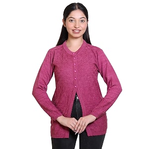 Grand Line Winter wear Acrylic Lady Cardigan