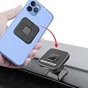 GRAND PITSTOP Car Mobile Holder, Quick Lock Mini Gen-1 in-Built Magnetic Lock Technology for 4 to 6 inch Smartphones, 360° Rotation, Strong Suction Cup, Windshield and Dashboard Mobile Holder for Car