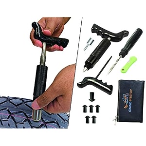 grand pitstop replacement mushroom plugs for tubeless tire puncture repair kit - for cars motorcycles- spare plugs mini pk  6 plugs