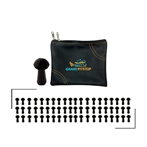 grand pitstop replacement mushroom plugs for tubeless tire puncture repair kit - for cars motorcycles- spare plugs 15 plugs
