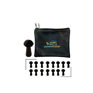 grand pitstop replacement mushroom plugs for tubeless tire puncture repair kit - for cars motorcycles- spare plugs 15 plugs