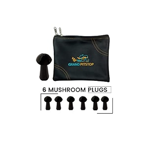 grand pitstop replacement mushroom plugs for tubeless tire puncture repair kit - for cars motorcycles- spare plugs 6 plugs