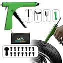 GRAND PITSTOP Replacement Mushroom Plugs for tubeless Tire Puncture Repair kit - for Cars, Motorcycles- Spare Plugs (Gun PK + 15 Plugs)