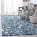 Grand Swirl Premium Shaggy Rectangular Carpet For