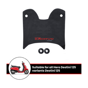 grandbiker rubber foot mat hero destini 125 two wheeler mat