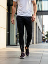 Grande Mode Solid Men Black Track Pants