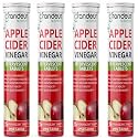 Grandeur PACK OF 8 Plant Based Apple Cider Vinegar Effervescent Tablets With 500 mg Apple Cider, Pomegranate Extract 100 mg, Vitamin B6, B12 - Sugar Free, For Weight Management &amp; Immunity- 120 Tabs