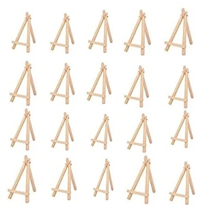 grandink 6 inch mini wood display easel 9mm pack of 20