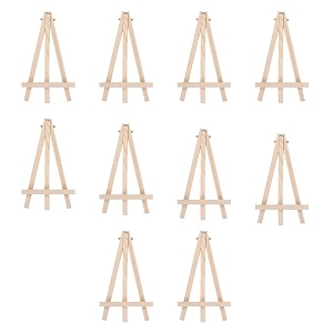 grandink 7 inch mini wood display easel 9mm pack of 10