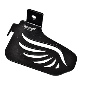 grandpitstop39s pillion rider footrest right - black for royal enfield - scram 411