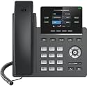Grandstream GRP2612W IP Phone | 4 Lines, 4 SIP Accounts | 2.4-Inch Color Display | Wi-Fi 5 | Dual-Port 10/100 Ethernet with Integrated PoE