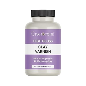 granotone clay varnish gloss 120ml clear protective finish