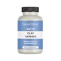 Granotone Clay Varnish Matte 4.1 fl oz 120 ml Water Based Formula for Protective Finish Air Dry Polymer Glaze Effect Craft While Leaving a Smooth Natural Finish
