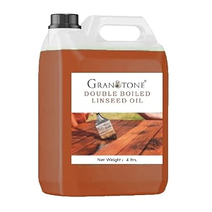 granotone double boiled linseed oil 4l wood finish oil