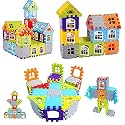 GRANTH My Happy Home Building Blocks (50 PCS House Blocks Jambo Pack)(Multi)