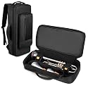 GRAOSO Trumpet Gig Backpack, Musical Instrument Storage Carrying Bags