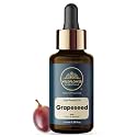 Grapeseed Cold Pressed Carrier Oil For Skin Tightening, Acne &amp; Hair Growth, For All Skin Types (15ml)