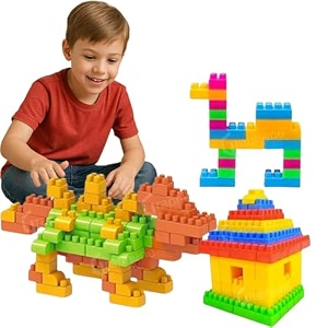 graphene 100 pcs mini small building blocks set construction toy wheels activity fun amp learning kids educational interlocking blocks toddlers creative gift toy 2-6 years boys amp girls multicolor