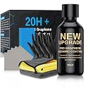 Graphene Ceramic Coating for Cars (80ML) - 10+ Year Protection, Hydrophobic Shield, Scratch Resistance, Ultimate Car Detailing Kit, High Gloss &amp; Easy Application (DJY-20H)