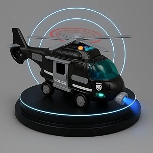 graphene friction powered emergency police rescue airplane helicopter toy for kids boys toddlers 2 years aeroplanes with lights amp sound openable doors pull back rotating blades ideal for 2-6