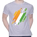 Graphic Printed T-Shirt for Unisex Indian Tricolor
