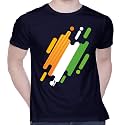 Graphic Printed T-Shirt for Unisex Indian Tricolor