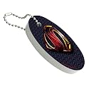 GRAPHICS & MORE Justice League Movie Superman Logo Floating Keychain Oval Foam Fishing Boat Buoy Key Float, Multi, One Size