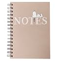 Graphique Snoopy Hardbound Spiral Journal, 160 Ruled Pages Hard Cover Notebook, Diary, Lists, Record Month and Date, Premium Paper, 6” x 8”