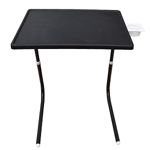 table adjustable and portable laptop and study and dinner table standard plastic  black 