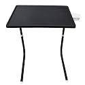 Table Adjustable and Portable Laptop and Study and Dinner Table (Standard, Plastic , Black )
